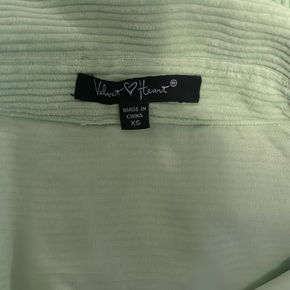 Neon Green Shacket by Velvet Heart - Size XS - Picture 4 of 4